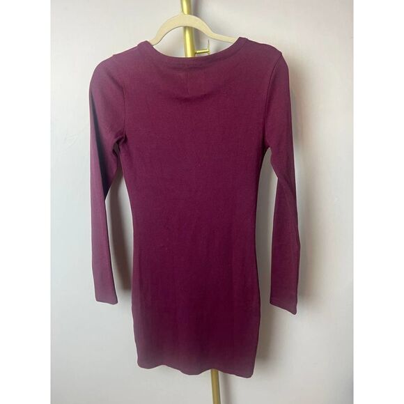 Stone Row x Georgia May Jagger Burgundy Dress NWT Sz. SP - Picture 5 of 7